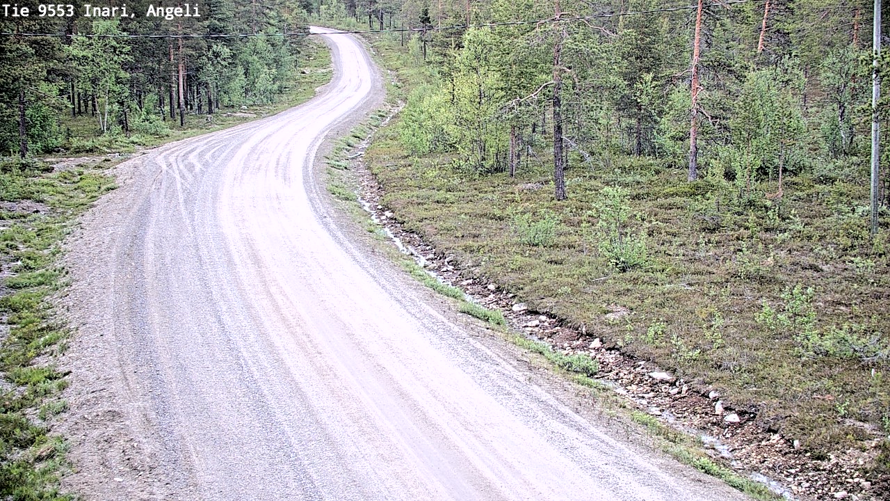 Kelikamerat Kuva Tie 9553 Inari, Angeli, Lintupuolivaara, Inari, Lappi