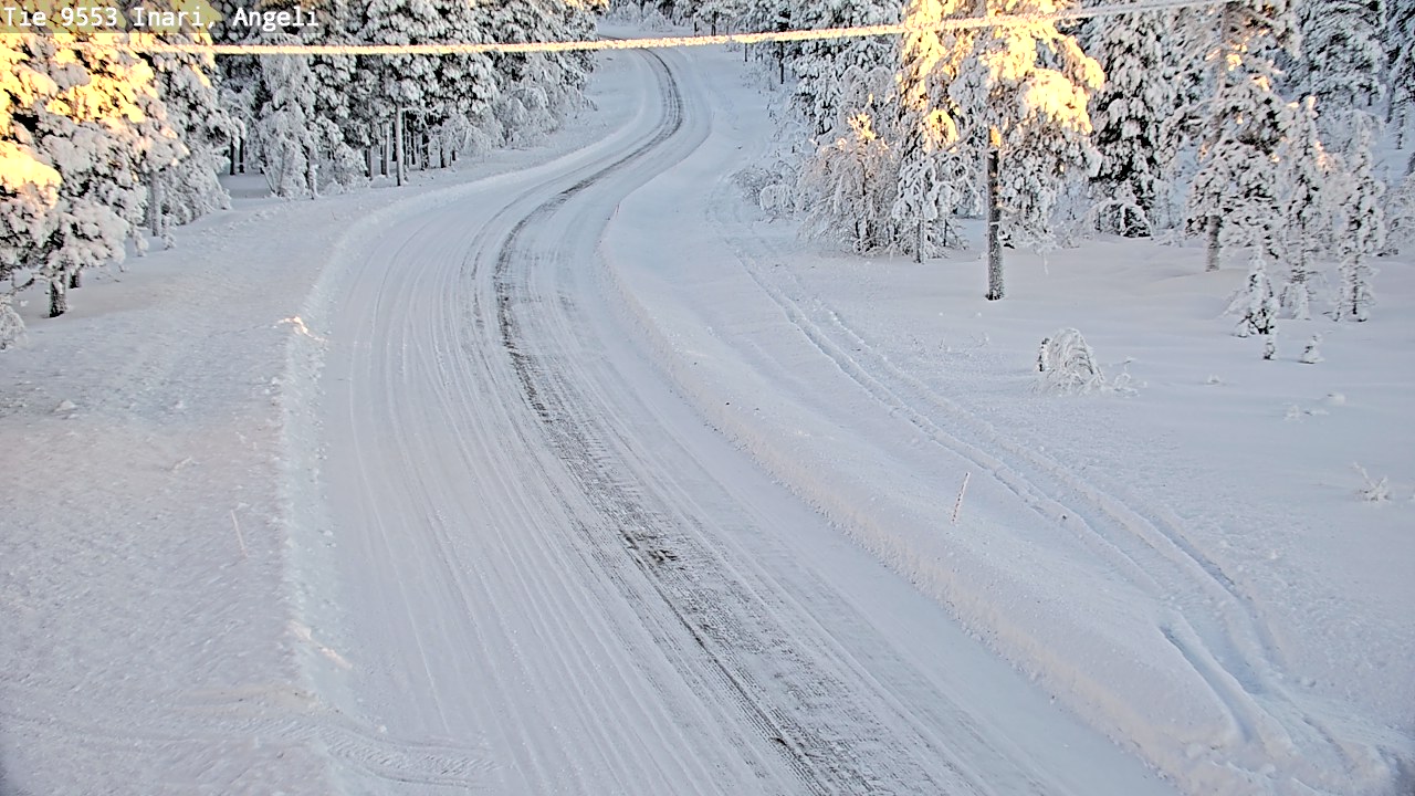 Kelikamerat Kuva Tie 9553 Inari, Angeli, Lintupuolivaara, Inari, Lappi