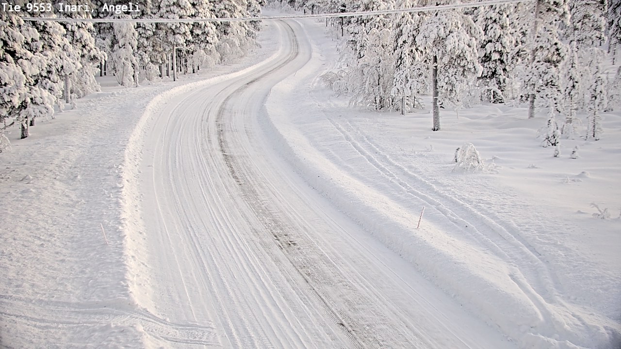 Kelikamerat Kuva Tie 9553 Inari, Angeli, Lintupuolivaara, Inari, Lappi