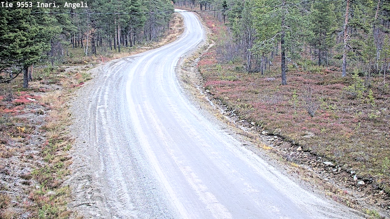 Kelikamerat Kuva Tie 9553 Inari, Angeli, Lintupuolivaara, Inari, Lappi