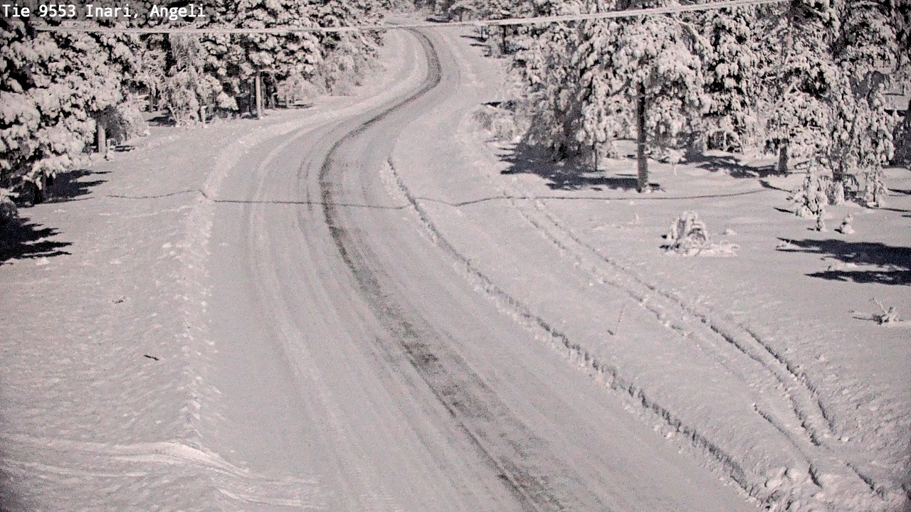 Kelikamerat Kuva Tie 9553 Inari, Angeli, Lintupuolivaara, Inari, Lappi