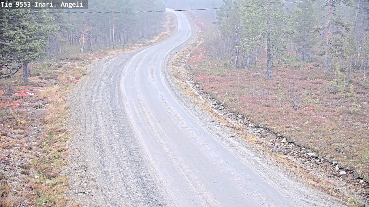 Kelikamerat Kuva Tie 9553 Inari, Angeli, Lintupuolivaara, Inari, Lappi