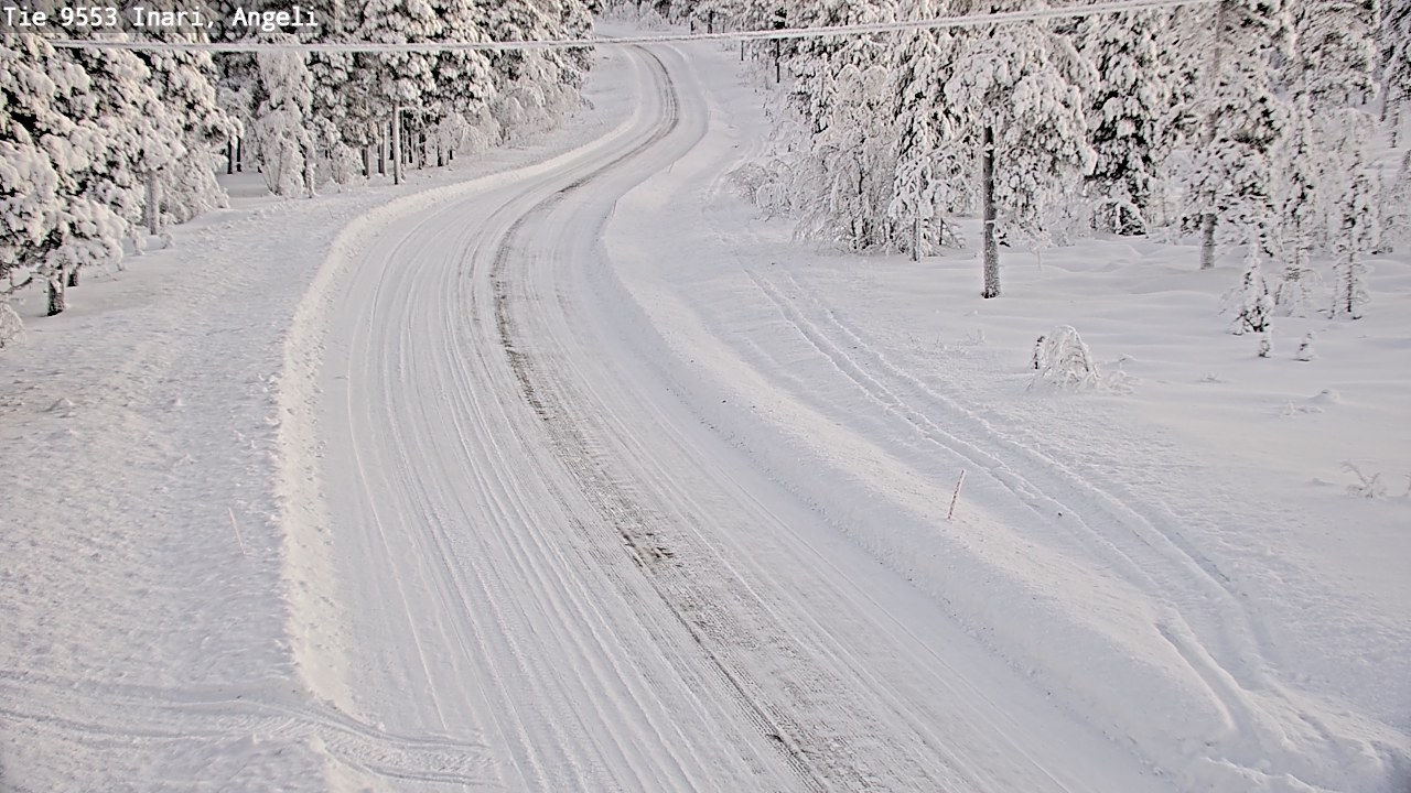 Kelikamerat Kuva Tie 9553 Inari, Angeli, Lintupuolivaara, Inari, Lappi
