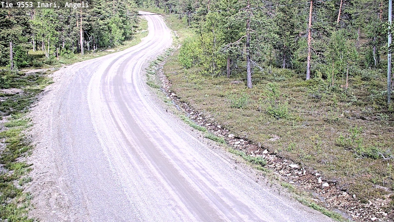 Kelikamerat Kuva Tie 9553 Inari, Angeli, Lintupuolivaara, Inari, Lappi