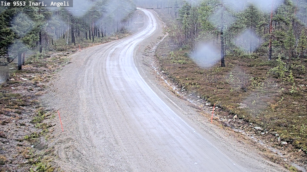 Kelikamerat Kuva Tie 9553 Inari, Angeli, Lintupuolivaara, Inari, Lappi