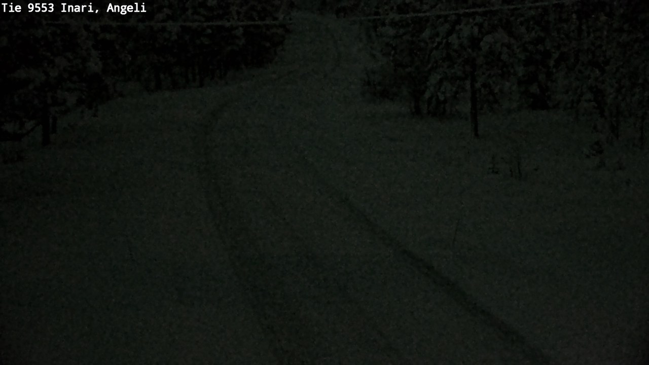 Weather Camera Image Road 9553 Inari, Angeli, Lintupuolivaara, Inari, Lappi