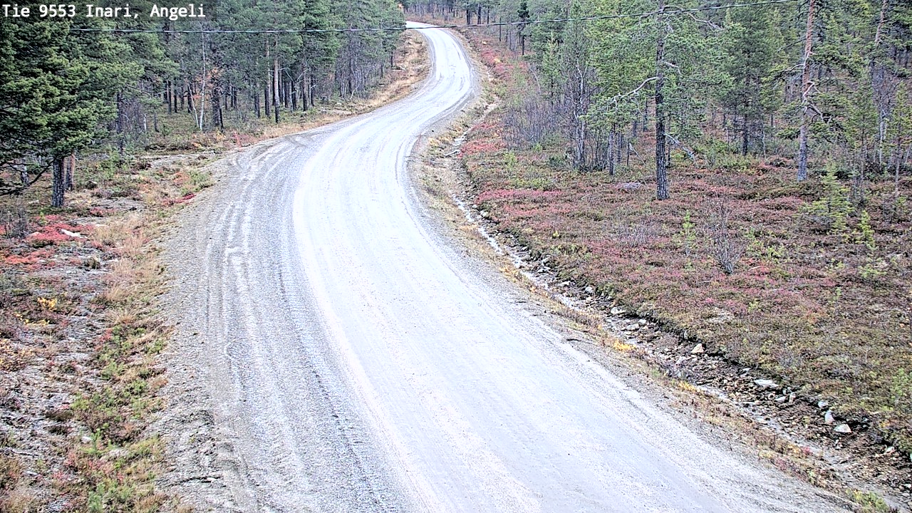 Kelikamerat Kuva Tie 9553 Inari, Angeli, Lintupuolivaara, Inari, Lappi