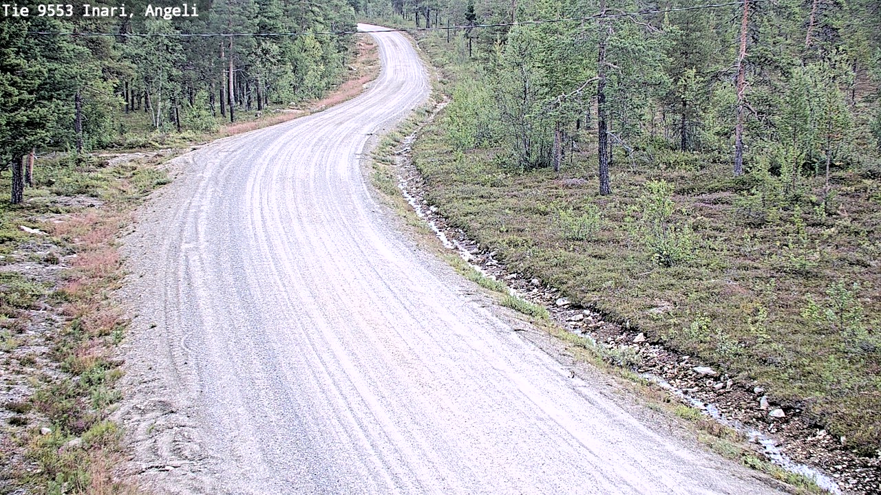 Weather Camera Image Road 9553 Inari, Angeli, Lintupuolivaara, Inari, Lappi