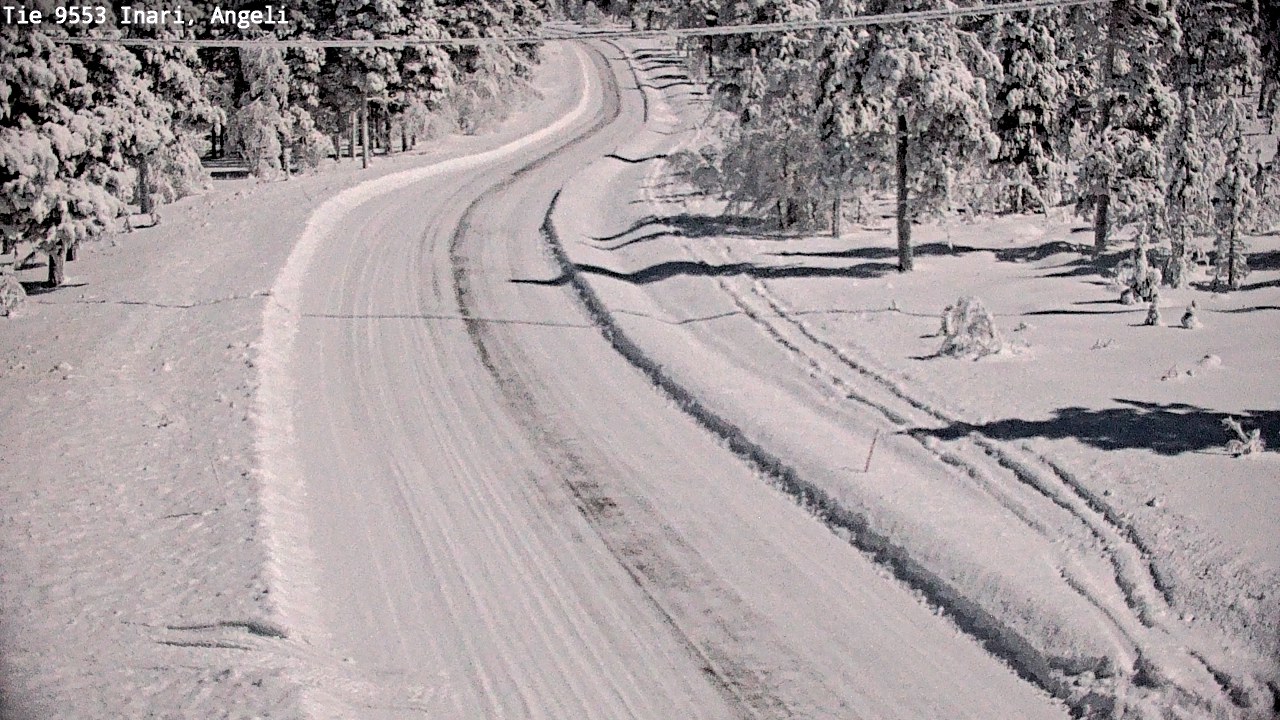 Kelikamerat Kuva Tie 9553 Inari, Angeli, Lintupuolivaara, Inari, Lappi