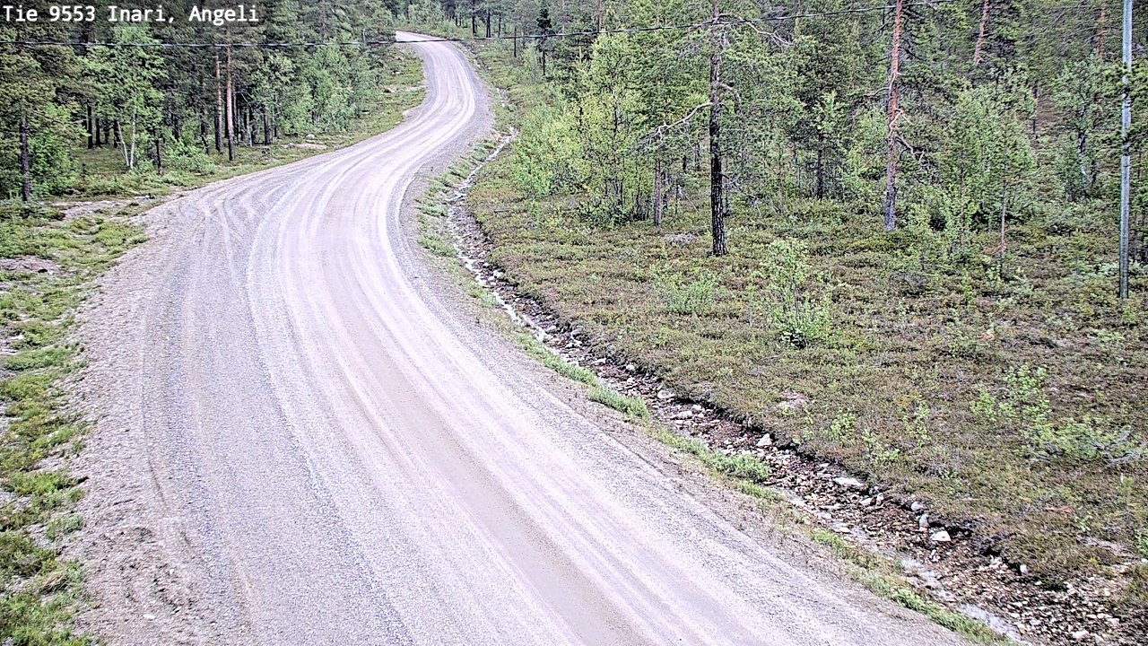 Kelikamerat Kuva Tie 9553 Inari, Angeli, Lintupuolivaara, Inari, Lappi