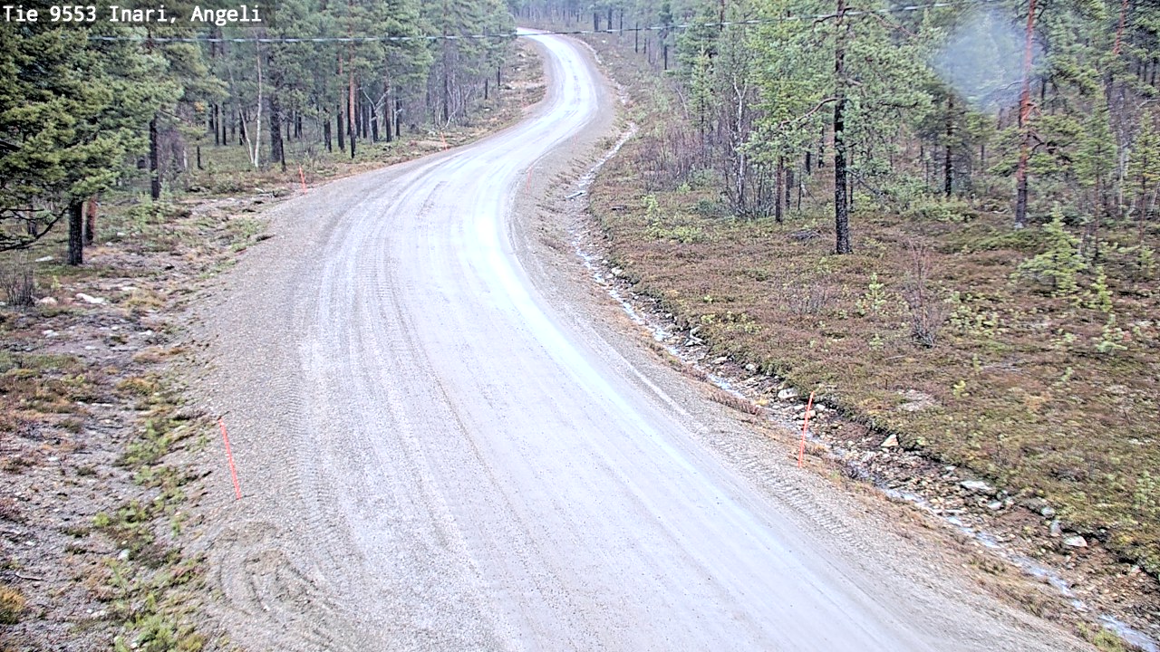 Kelikamerat Kuva Tie 9553 Inari, Angeli, Lintupuolivaara, Inari, Lappi