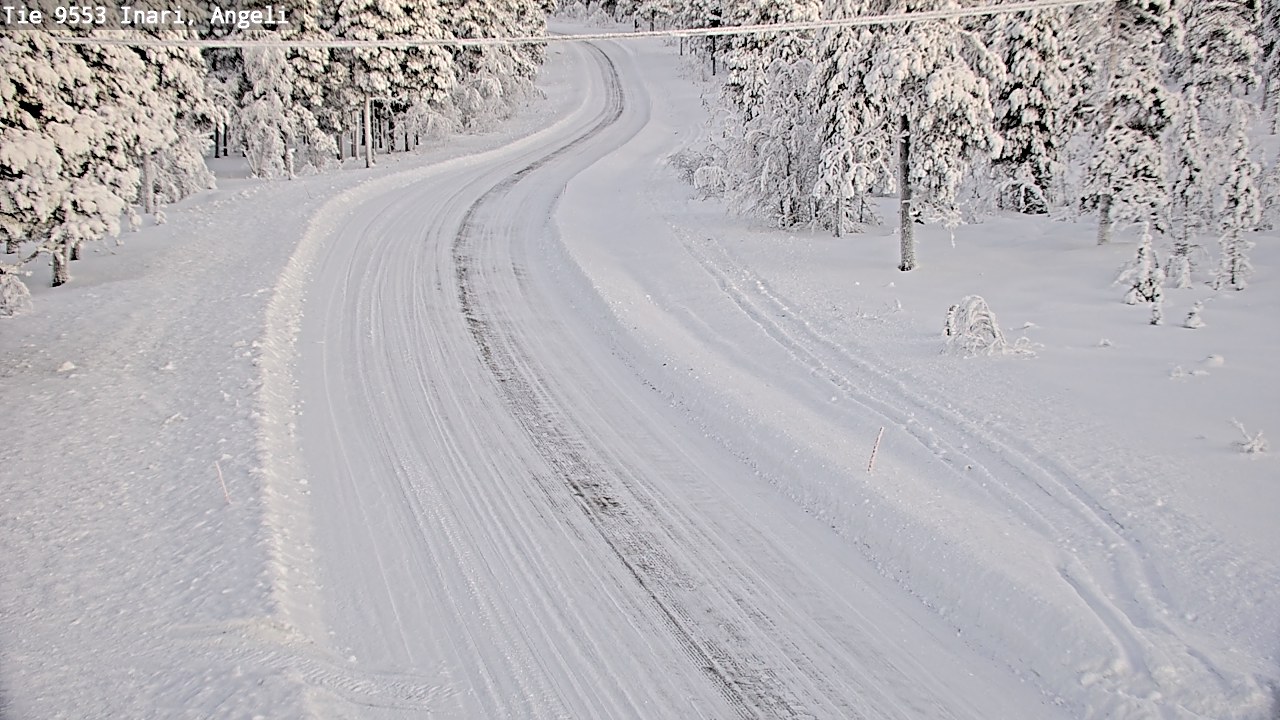 Kelikamerat Kuva Tie 9553 Inari, Angeli, Lintupuolivaara, Inari, Lappi