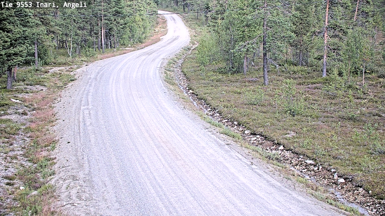 Kelikamerat Kuva Tie 9553 Inari, Angeli, Lintupuolivaara, Inari, Lappi
