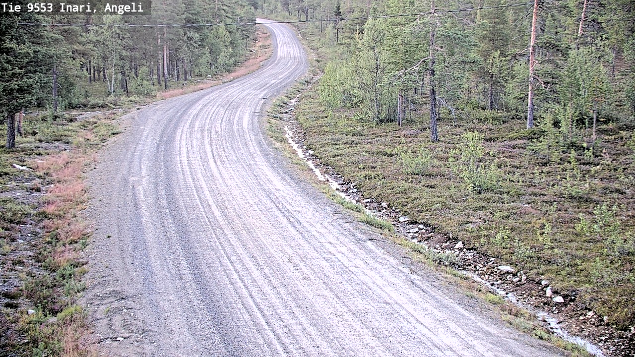 Kelikamerat Kuva Tie 9553 Inari, Angeli, Lintupuolivaara, Inari, Lappi