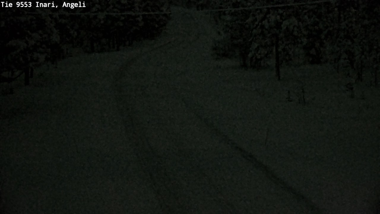 Weather Camera Image Road 9553 Inari, Angeli, Lintupuolivaara, Inari, Lappi
