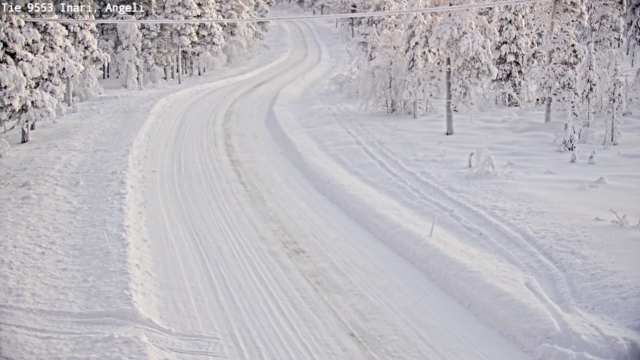 Kelikamerat Kuva Tie 9553 Inari, Angeli, Lintupuolivaara, Inari, Lappi