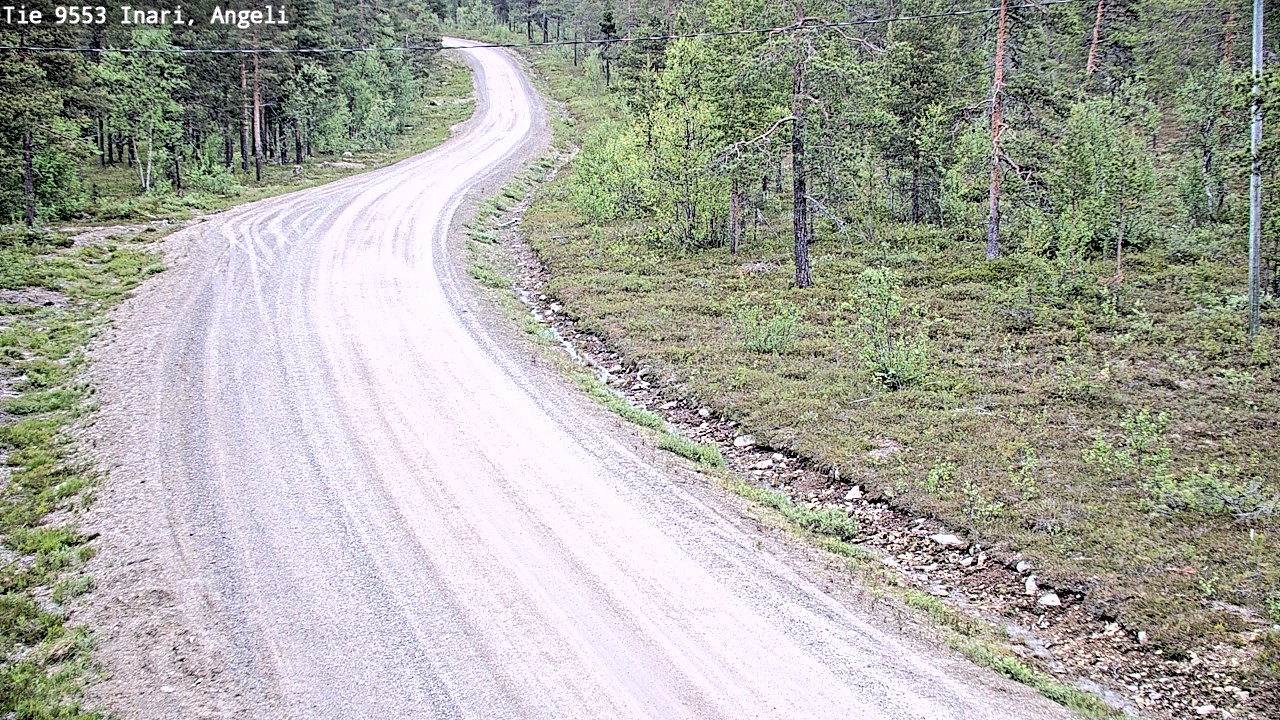 Kelikamerat Kuva Tie 9553 Inari, Angeli, Lintupuolivaara, Inari, Lappi