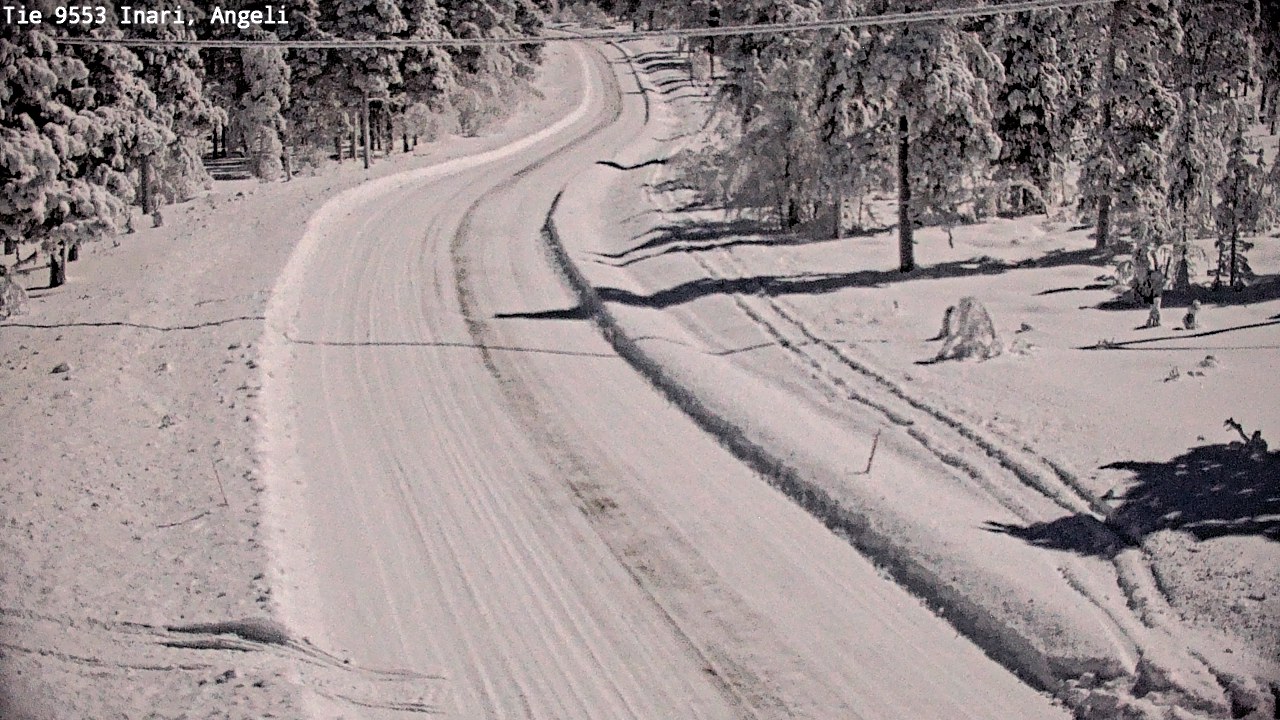 Kelikamerat Kuva Tie 9553 Inari, Angeli, Lintupuolivaara, Inari, Lappi