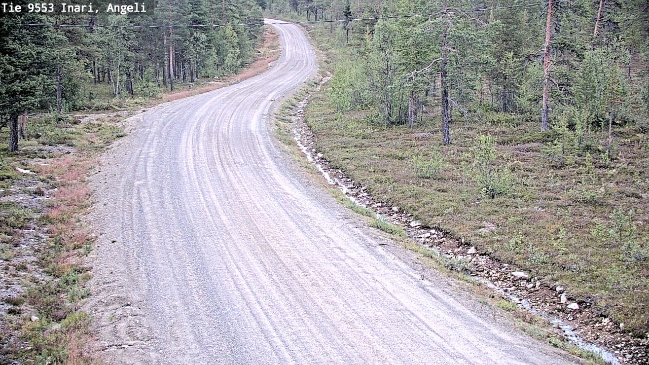 Kelikamerat Kuva Tie 9553 Inari, Angeli, Lintupuolivaara, Inari, Lappi