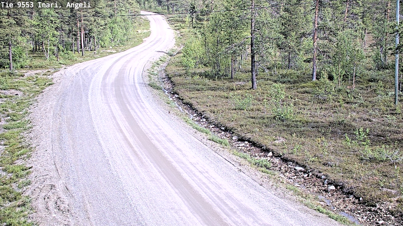 Kelikamerat Kuva Tie 9553 Inari, Angeli, Lintupuolivaara, Inari, Lappi