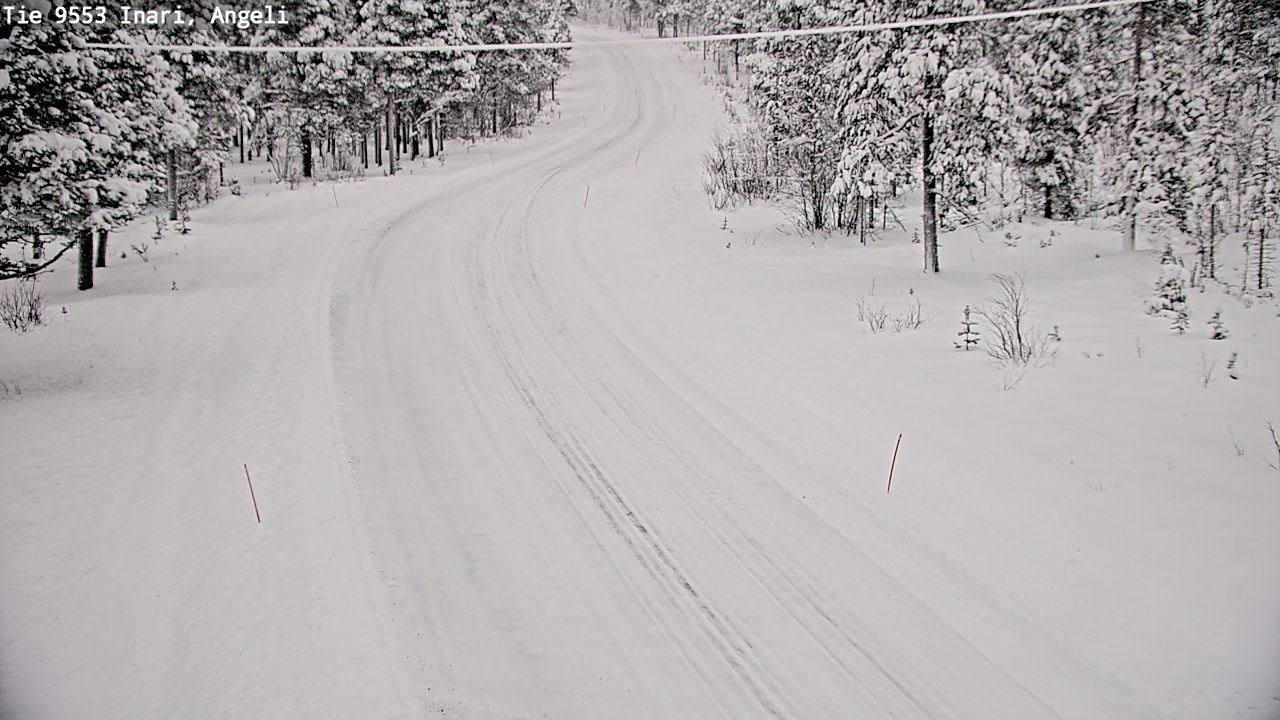 Kelikamerat Kuva Tie 9553 Inari, Angeli, Lintupuolivaara, Inari, Lappi