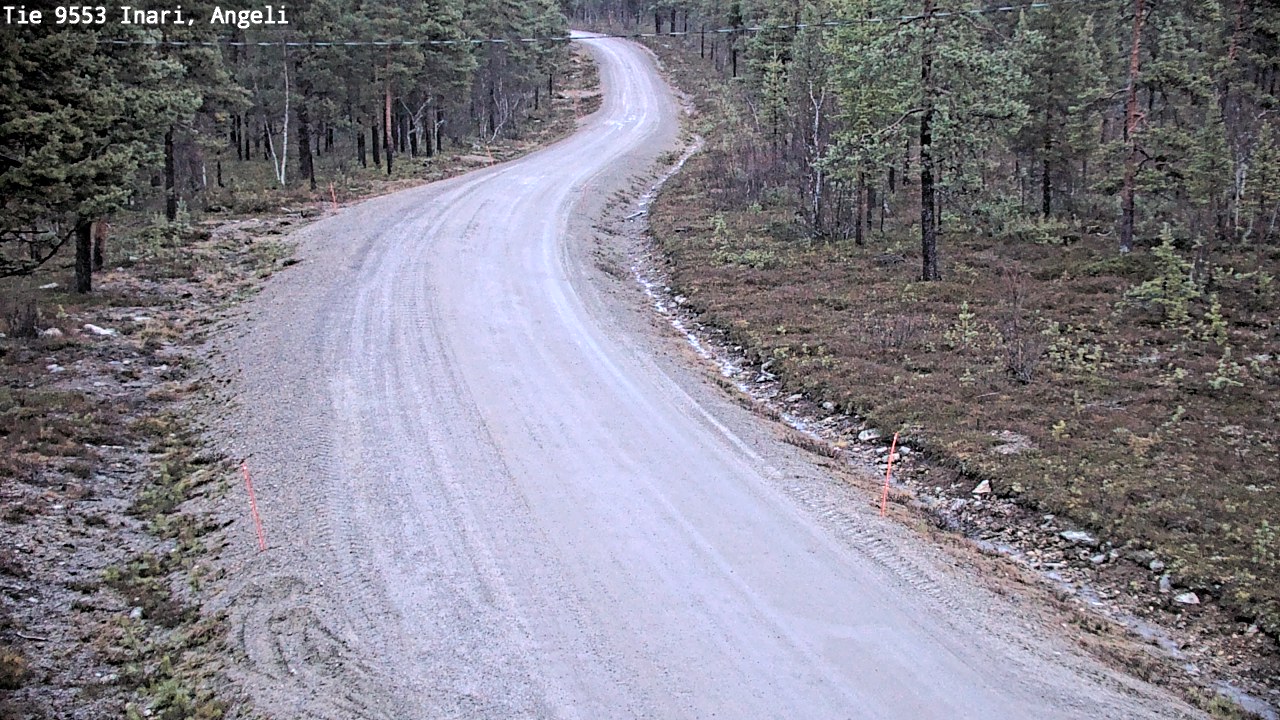 Kelikamerat Kuva Tie 9553 Inari, Angeli, Lintupuolivaara, Inari, Lappi