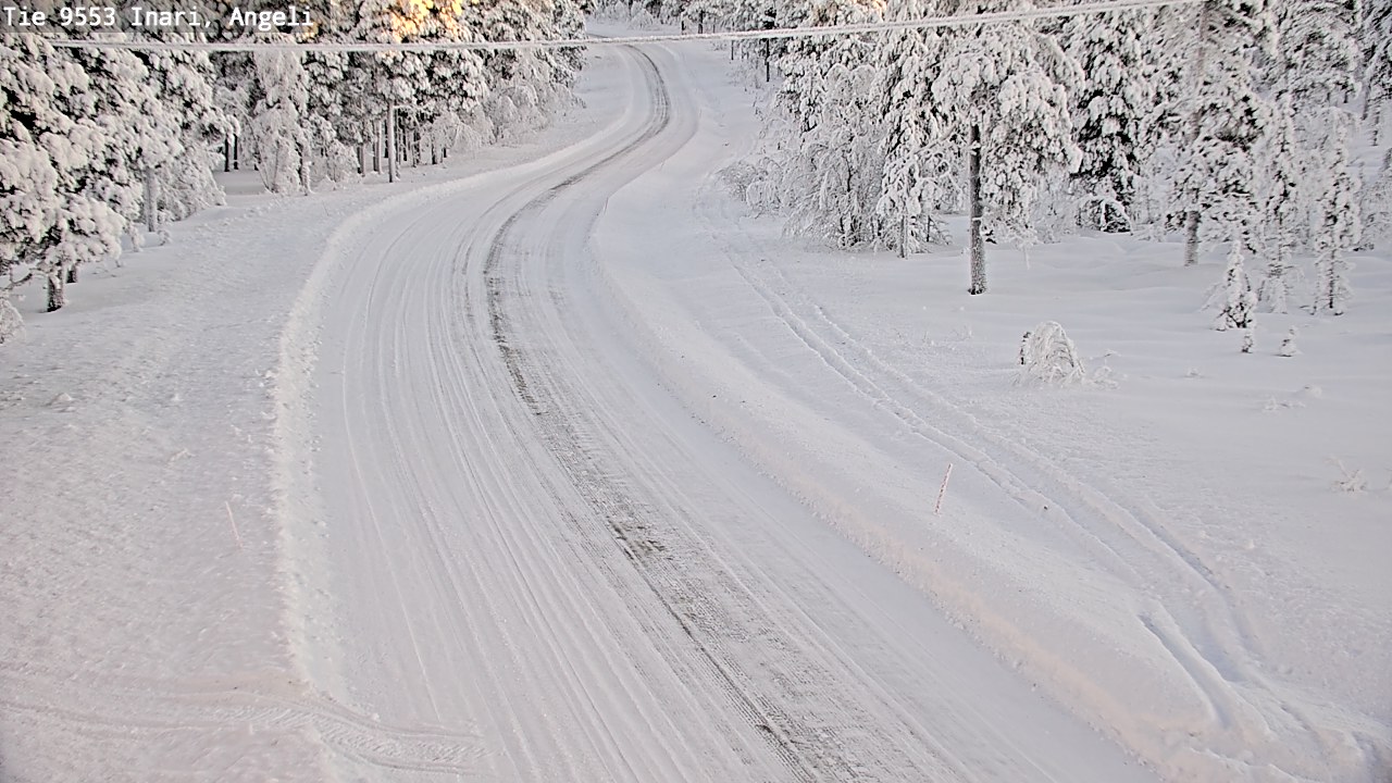 Kelikamerat Kuva Tie 9553 Inari, Angeli, Lintupuolivaara, Inari, Lappi