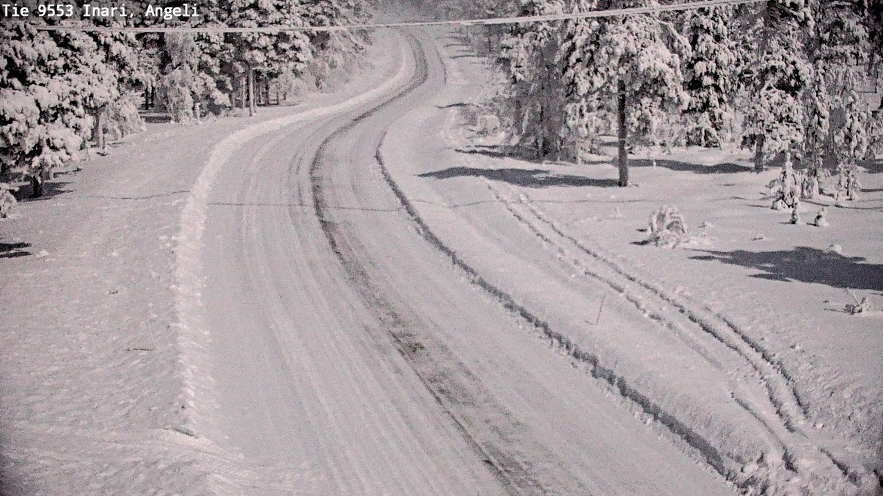 Kelikamerat Kuva Tie 9553 Inari, Angeli, Lintupuolivaara, Inari, Lappi