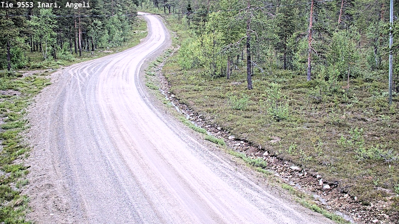 Kelikamerat Kuva Tie 9553 Inari, Angeli, Lintupuolivaara, Inari, Lappi