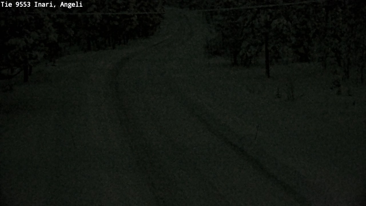 Weather Camera Image Road 9553 Inari, Angeli, Lintupuolivaara, Inari, Lappi