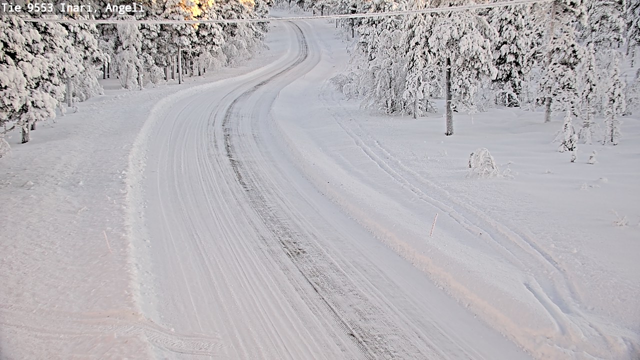 Kelikamerat Kuva Tie 9553 Inari, Angeli, Lintupuolivaara, Inari, Lappi