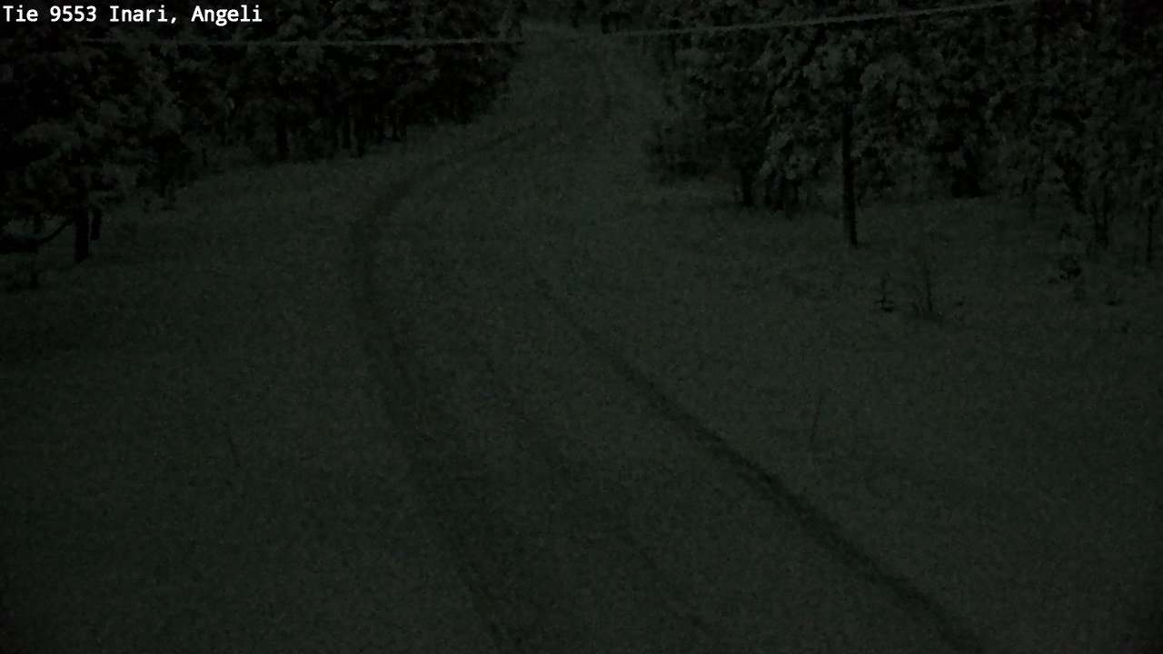 Weather Camera Image Road 9553 Inari, Angeli, Lintupuolivaara, Inari, Lappi