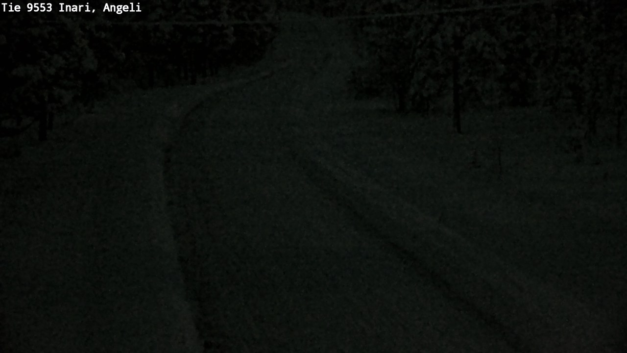 Weather Camera Image Väg 9553 Inari, Angeli, Lintupuolivaara, Inari, Lappi