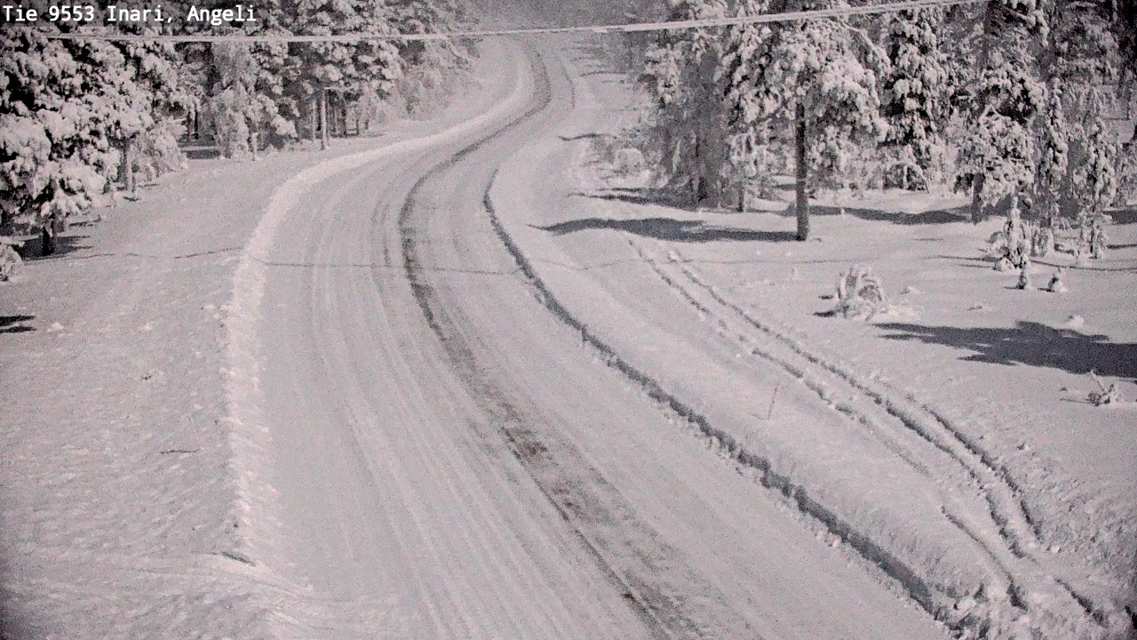 Kelikamerat Kuva Tie 9553 Inari, Angeli, Lintupuolivaara, Inari, Lappi