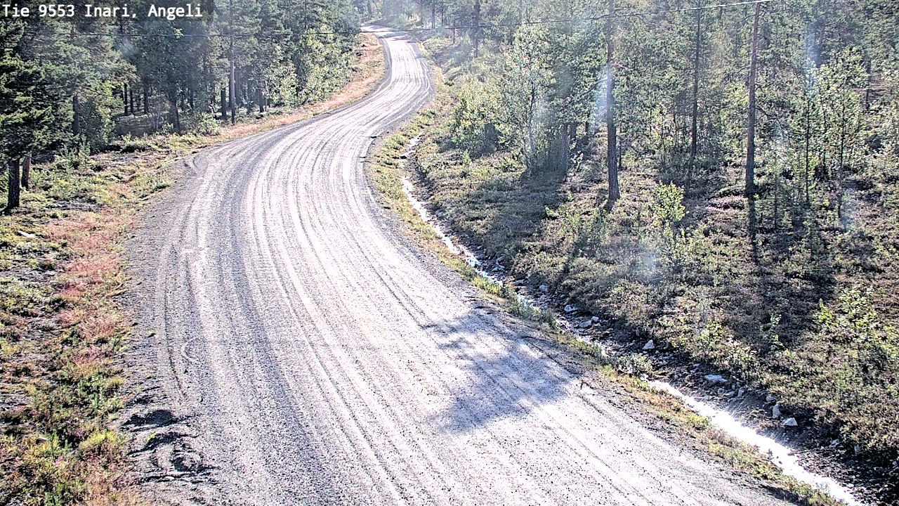 Weather Camera Image Road 9553 Inari, Angeli, Lintupuolivaara, Inari, Lappi