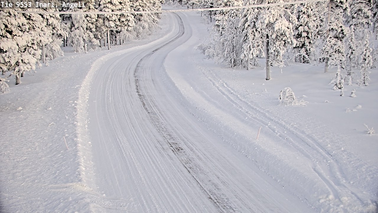 Kelikamerat Kuva Tie 9553 Inari, Angeli, Lintupuolivaara, Inari, Lappi