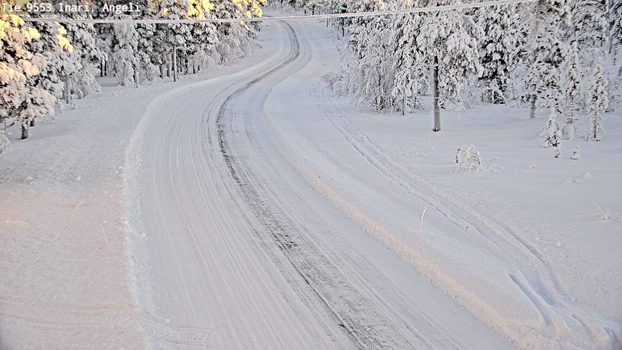 Kelikamerat Kuva Tie 9553 Inari, Angeli, Lintupuolivaara, Inari, Lappi