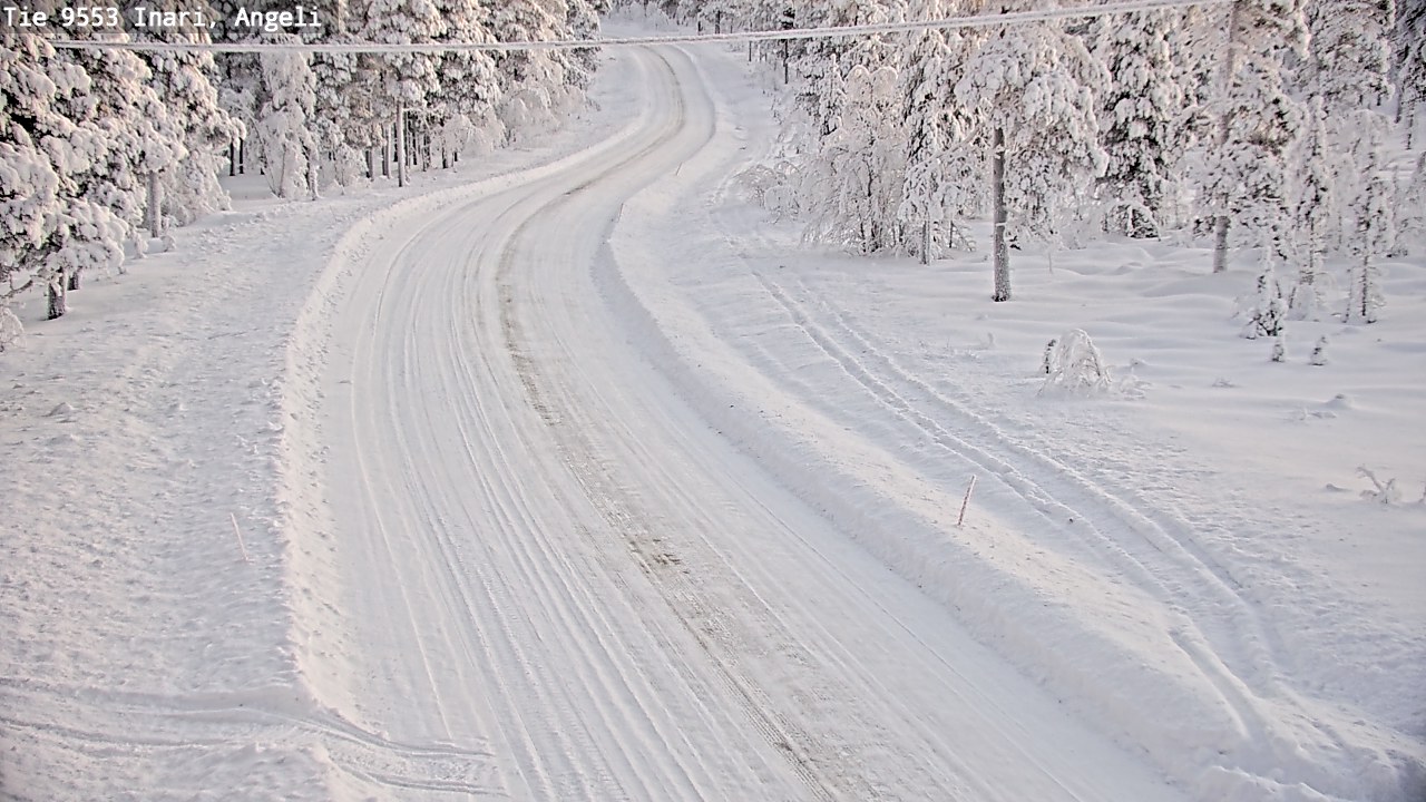 Kelikamerat Kuva Tie 9553 Inari, Angeli, Lintupuolivaara, Inari, Lappi