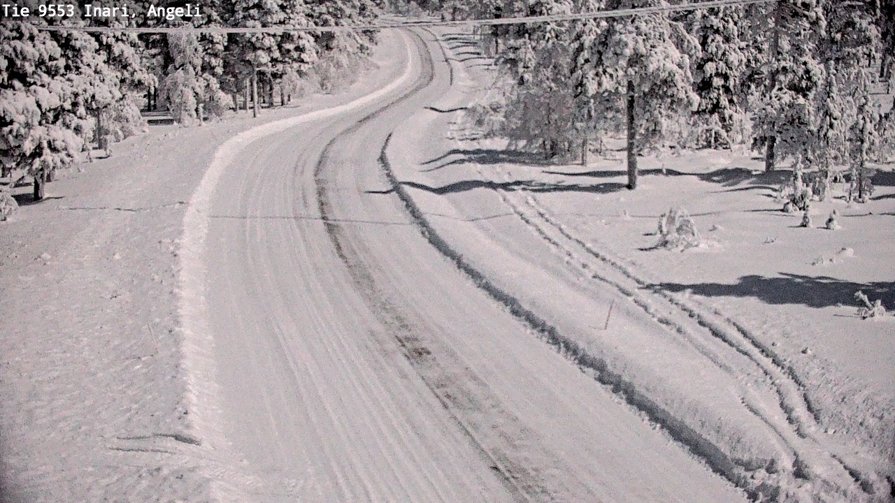 Kelikamerat Kuva Tie 9553 Inari, Angeli, Lintupuolivaara, Inari, Lappi