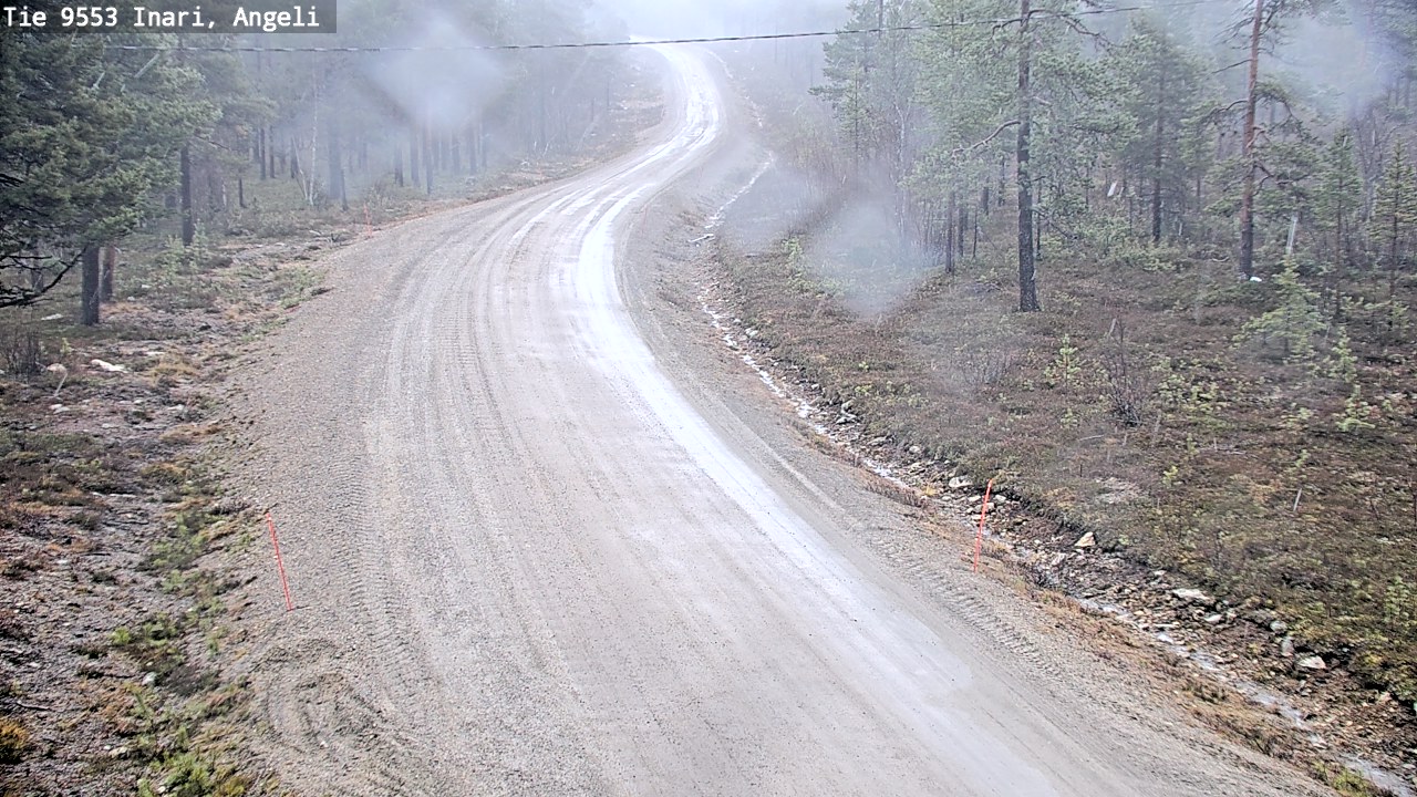 Kelikamerat Kuva Tie 9553 Inari, Angeli, Lintupuolivaara, Inari, Lappi