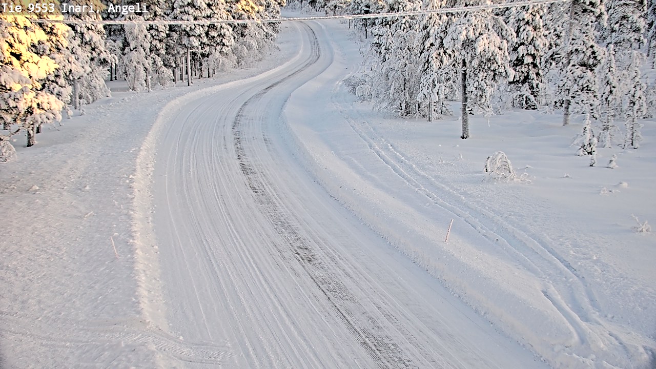 Kelikamerat Kuva Tie 9553 Inari, Angeli, Lintupuolivaara, Inari, Lappi