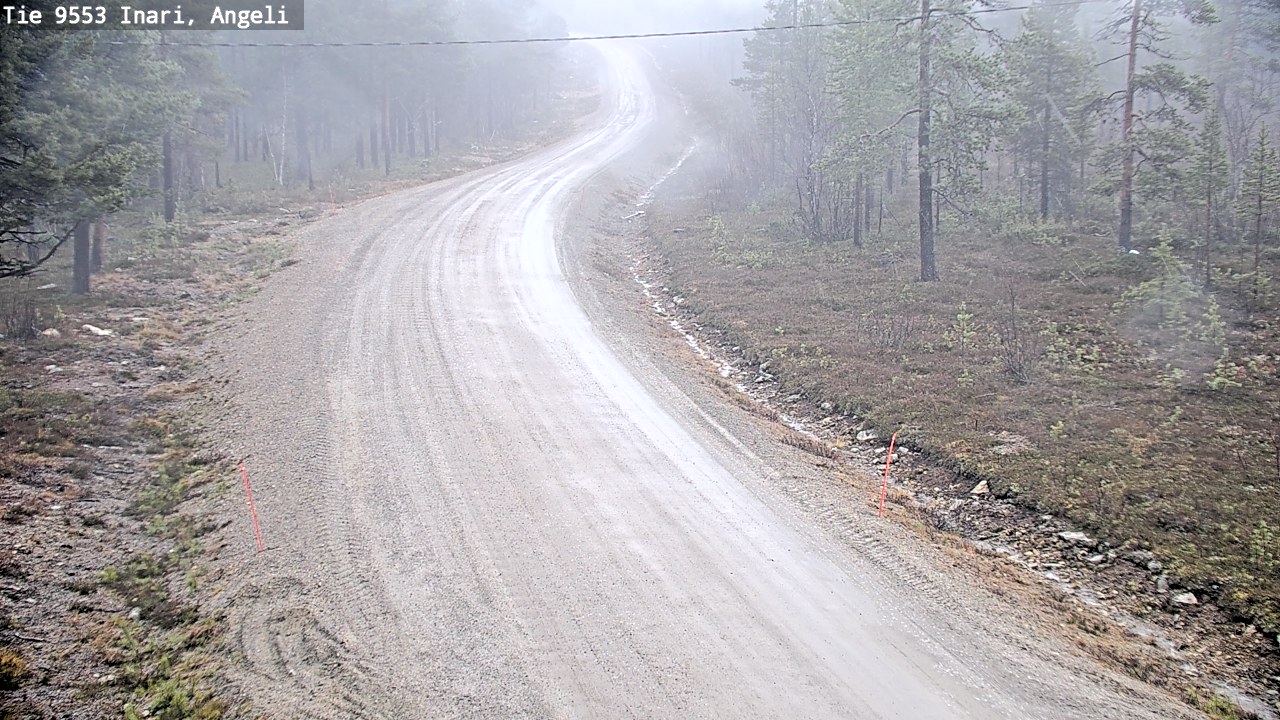 Kelikamerat Kuva Tie 9553 Inari, Angeli, Lintupuolivaara, Inari, Lappi