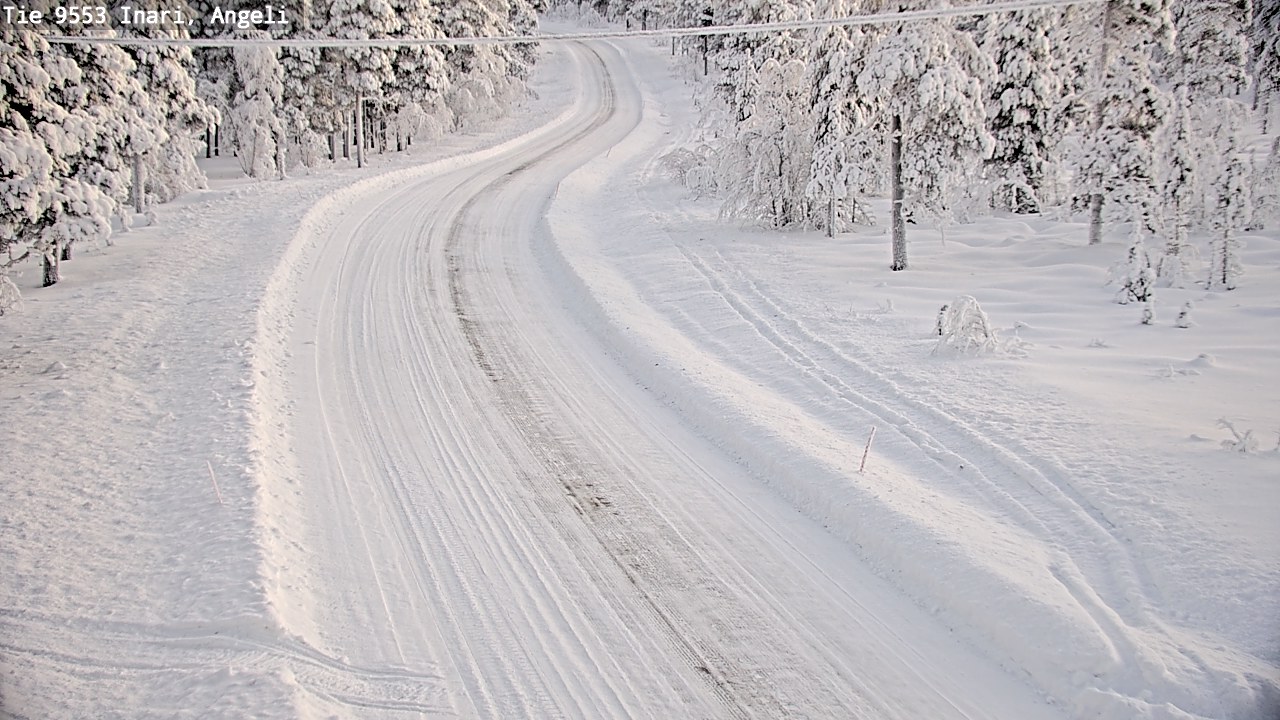 Kelikamerat Kuva Tie 9553 Inari, Angeli, Lintupuolivaara, Inari, Lappi