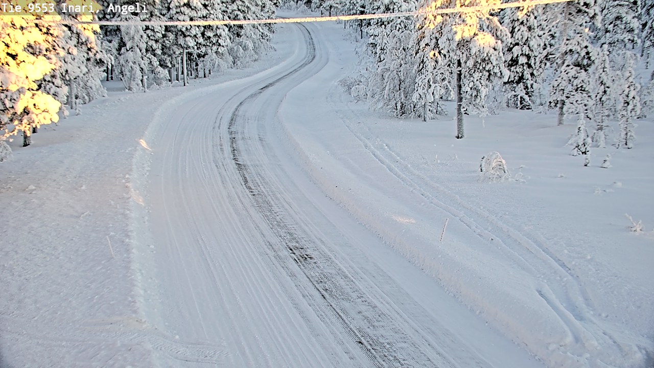 Kelikamerat Kuva Tie 9553 Inari, Angeli, Lintupuolivaara, Inari, Lappi