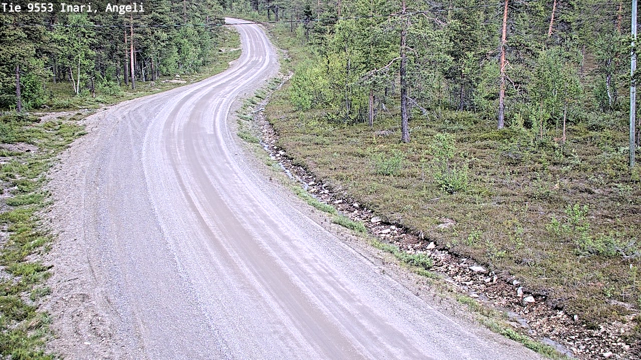 Kelikamerat Kuva Tie 9553 Inari, Angeli, Lintupuolivaara, Inari, Lappi