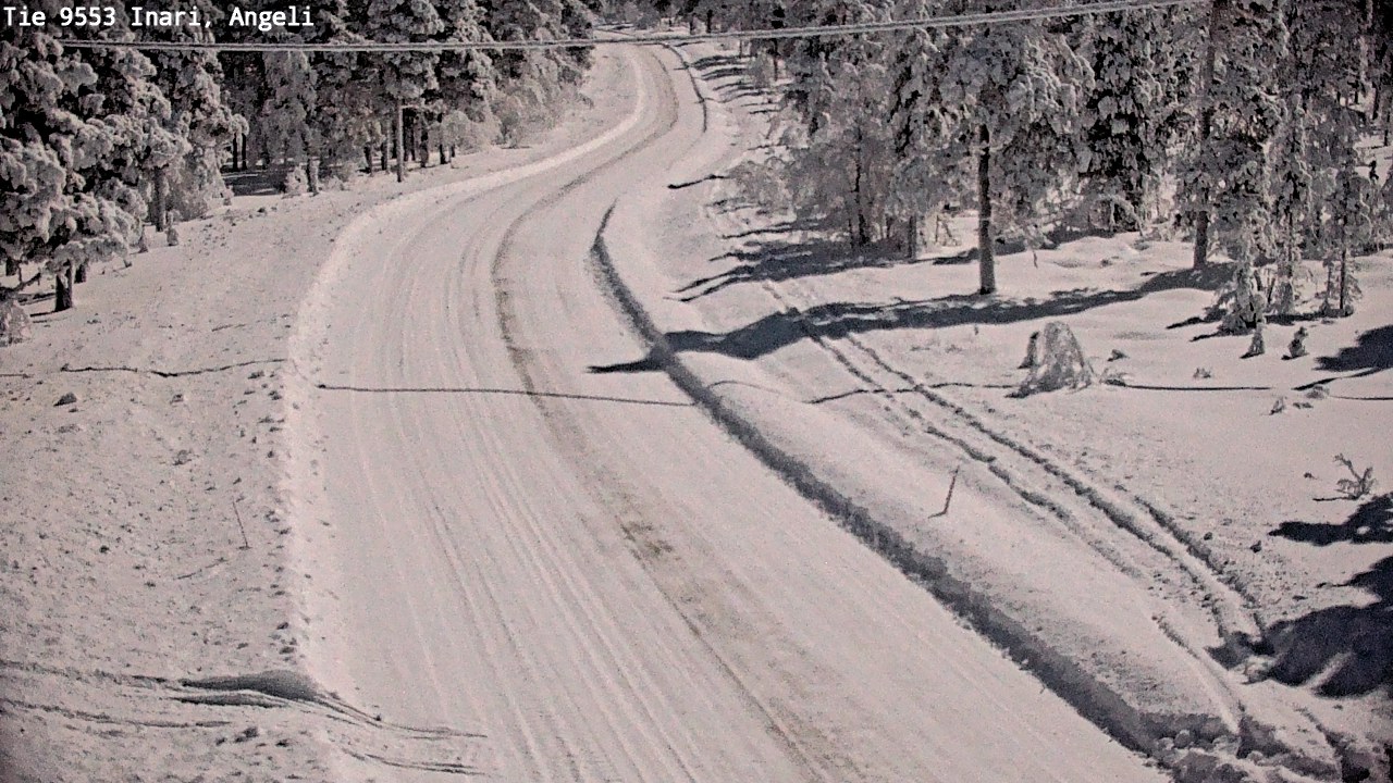 Kelikamerat Kuva Tie 9553 Inari, Angeli, Lintupuolivaara, Inari, Lappi