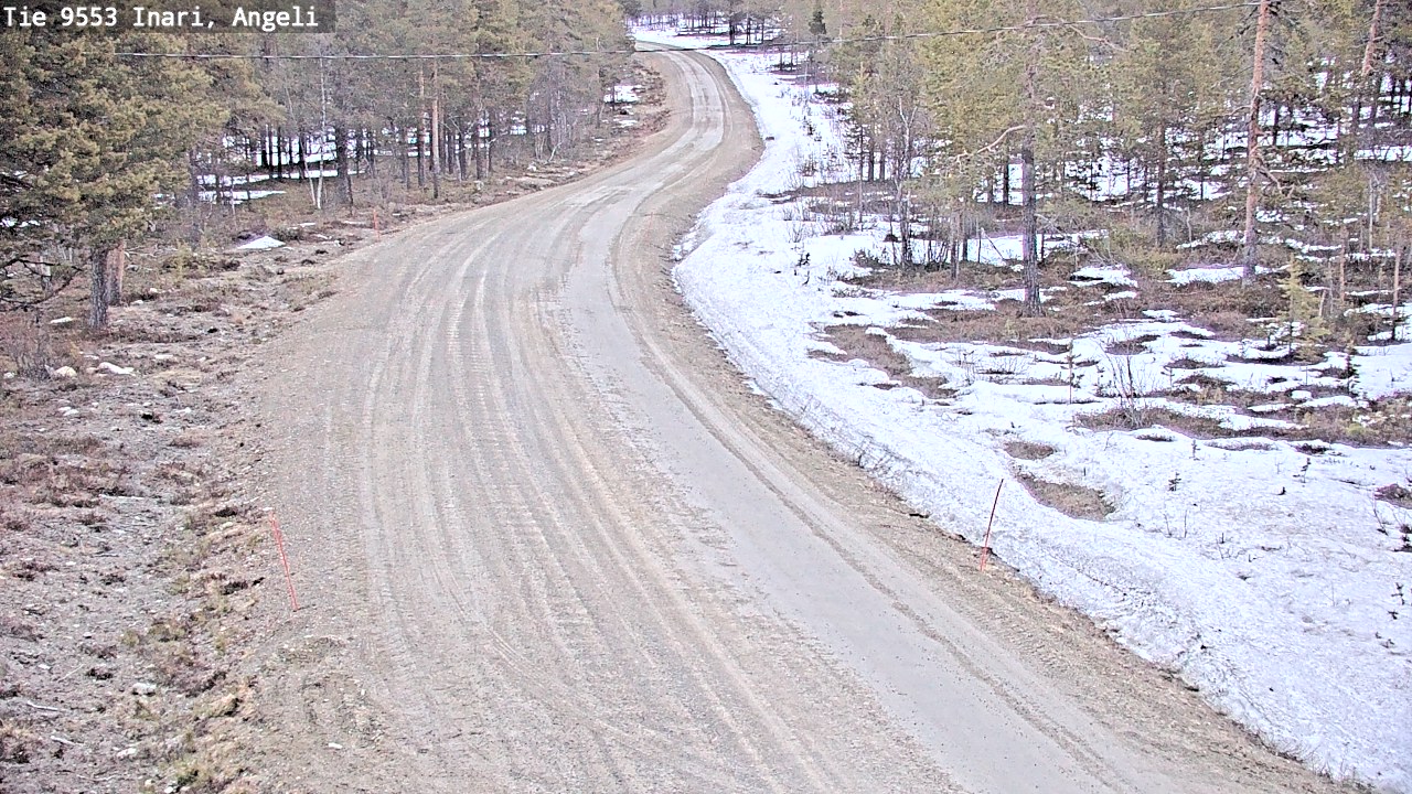 Kelikamerat Kuva Tie 9553 Inari, Angeli, Lintupuolivaara, Inari, Lappi