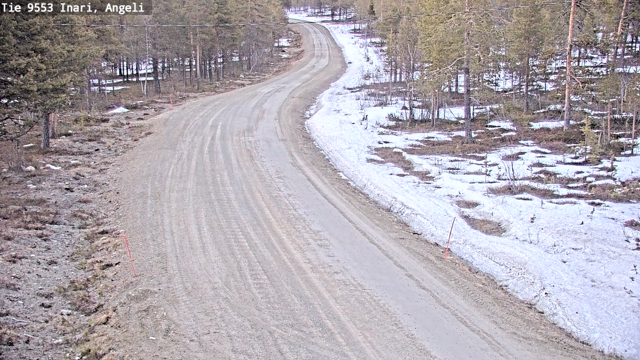 Kelikamerat Kuva Tie 9553 Inari, Angeli, Lintupuolivaara, Inari, Lappi