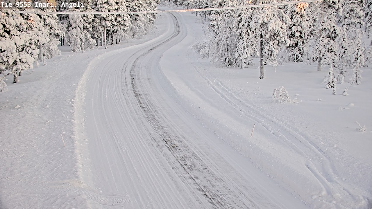 Kelikamerat Kuva Tie 9553 Inari, Angeli, Lintupuolivaara, Inari, Lappi