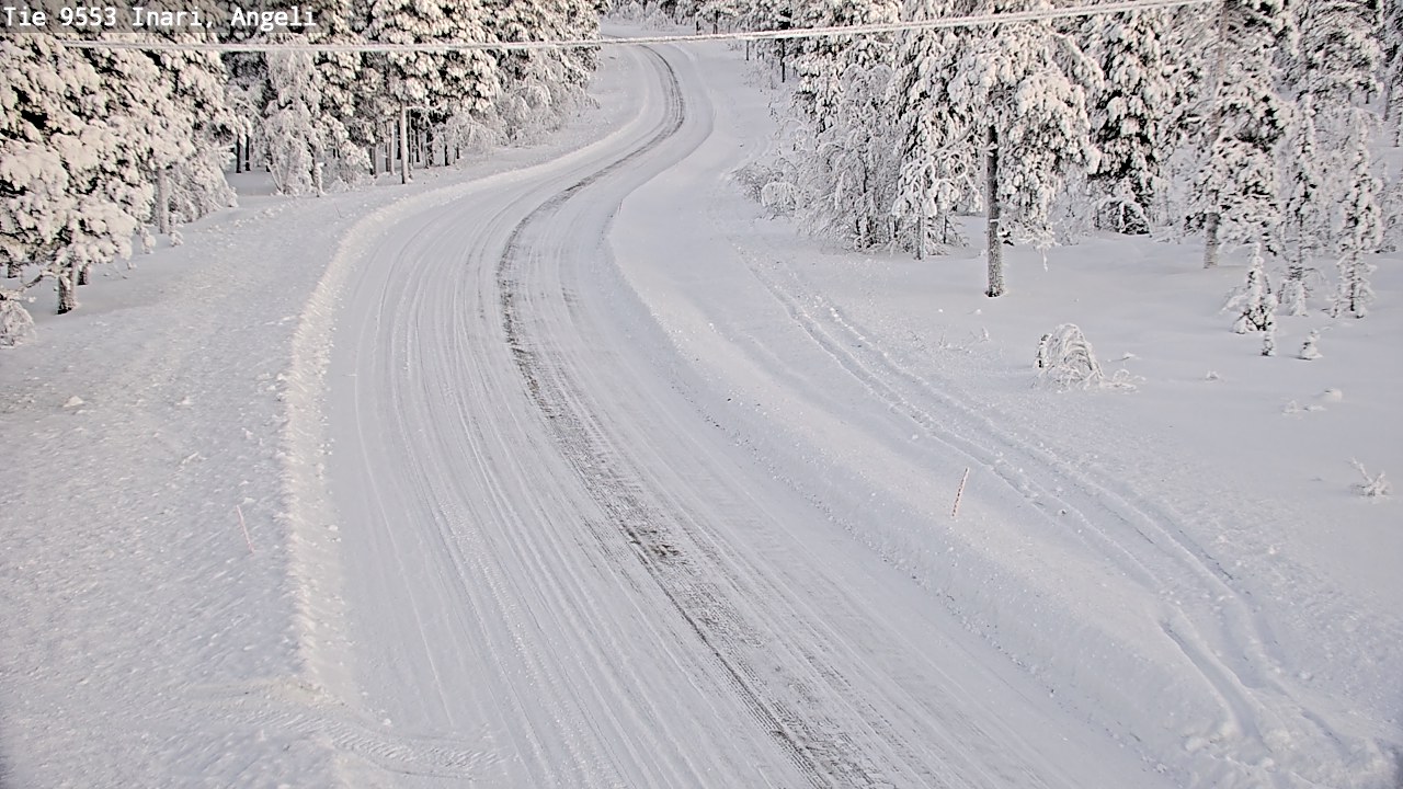 Kelikamerat Kuva Tie 9553 Inari, Angeli, Lintupuolivaara, Inari, Lappi
